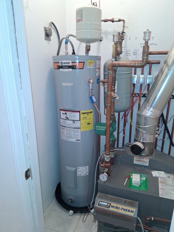 Water heater and copper gas-line install